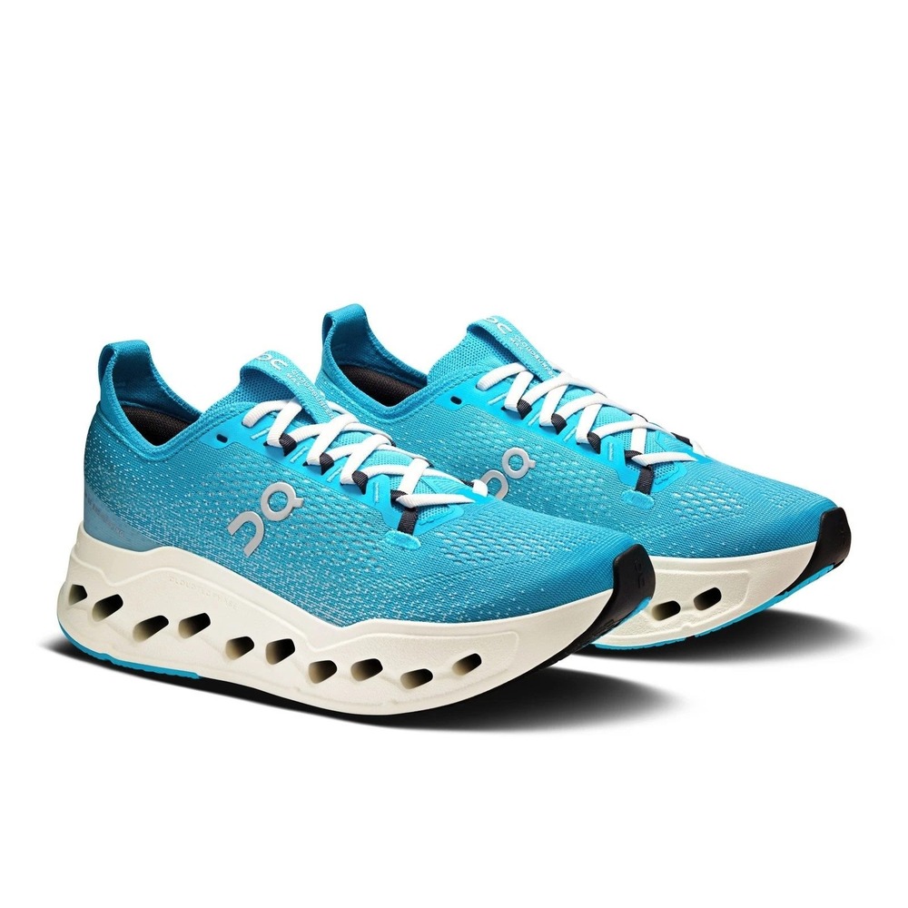 On Cloudsurfer Max Womens Running Shoes Horizon Ivory Blue Size 9 3WF30224289